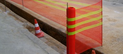 Redes de seguridad para obras en carreteras