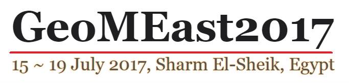 GeoMEast – Sharm El Shekh / July 15 - 19, 2017