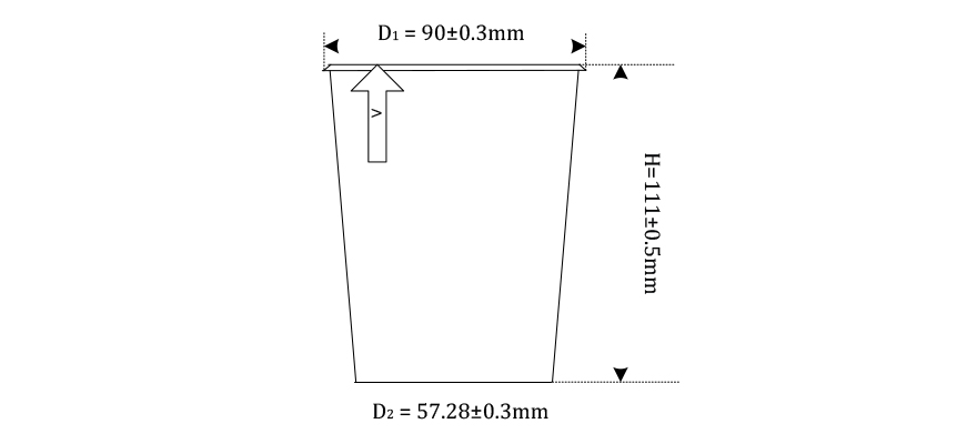 14oz Single Wall 1PE